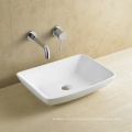 Ceramic Top Square Wash Basin Without Faucet Hole